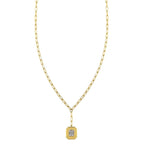 14Kt Yellow Gold Diamond 1/7Ctw Necklace