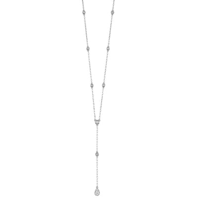 14Kt White Gold Diamond 1/3Ctw Necklace