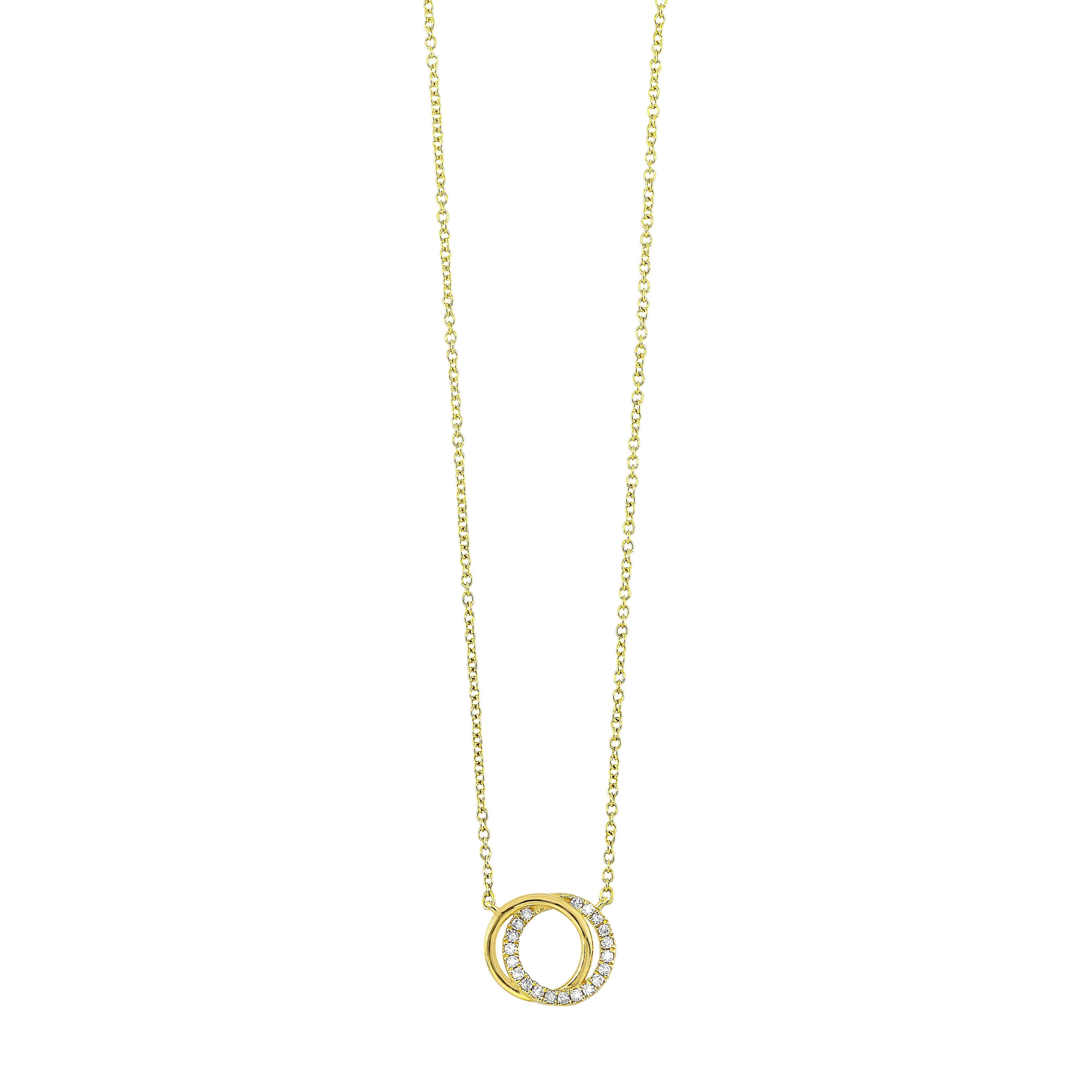 14Kt Yellow Gold Diamond 1/14Ctw Pendant