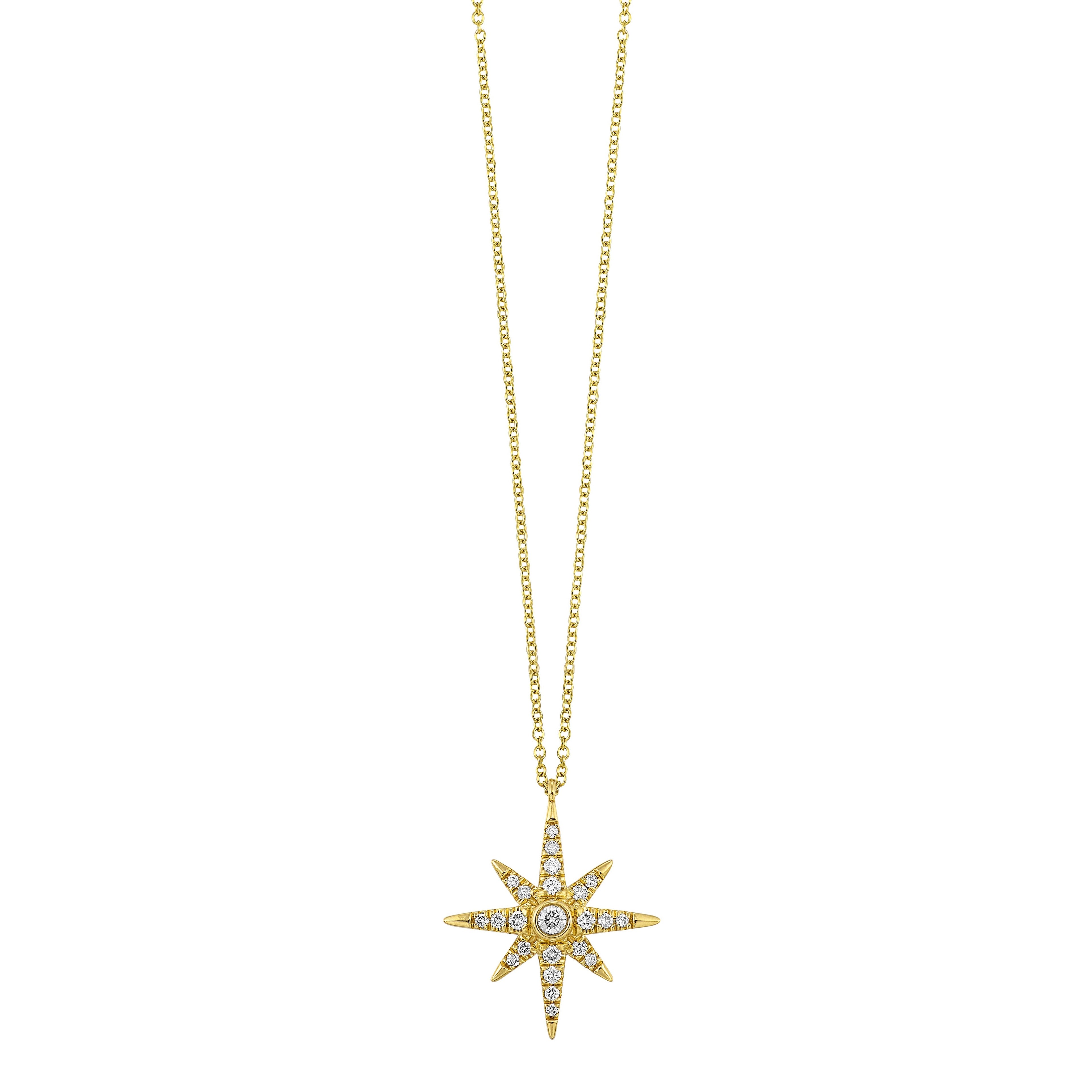 14Kt Yellow Gold Diamond 1/5Ctw Pendant