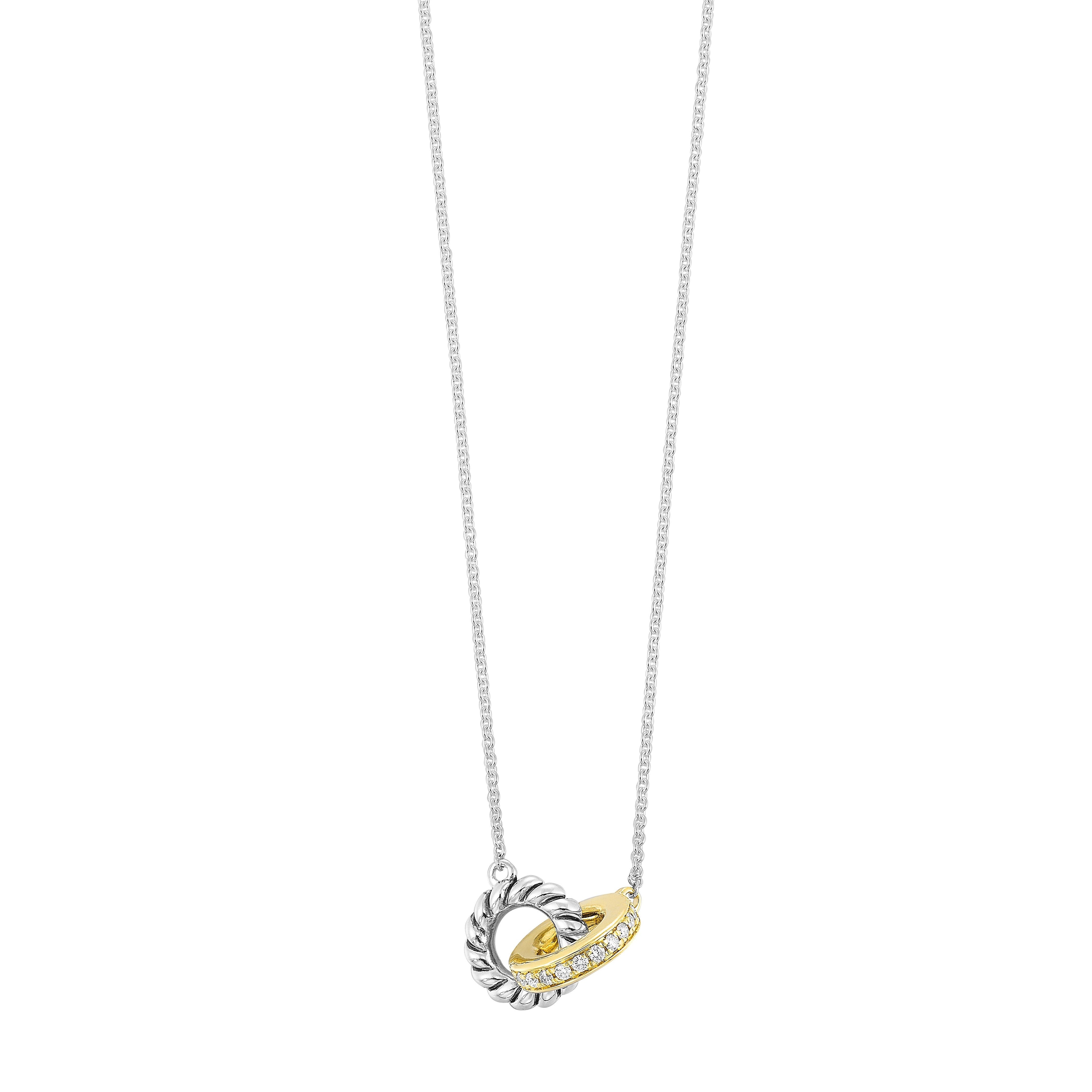 Gold Silver White Yellow Diamond 1/6Ctw Pendant