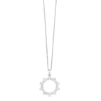 14Kt White Gold Diamond 1Ctw Pendant
