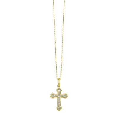 14Kt Yellow Gold Diamond 1/10Ctw Pendant