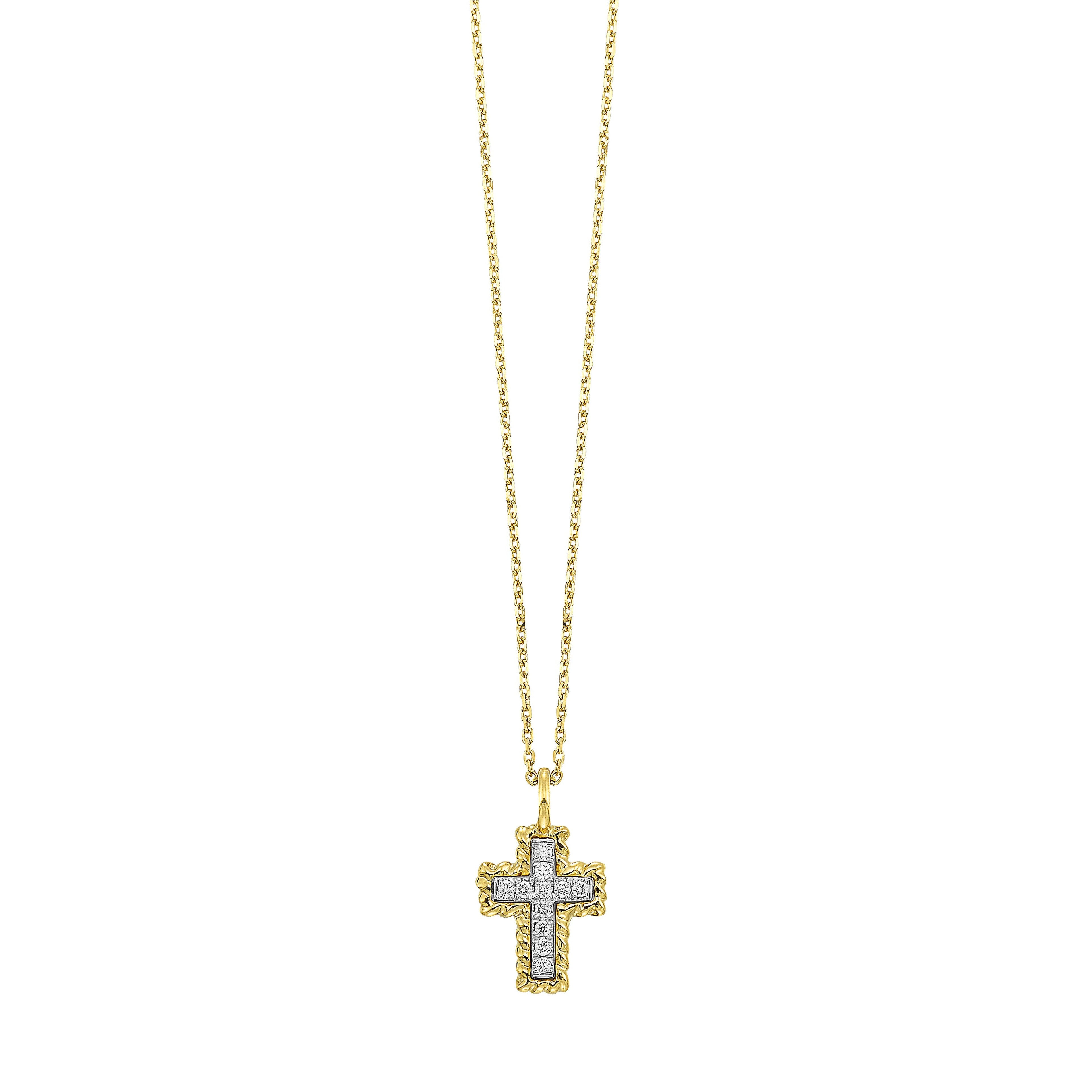 14Kt Yellow Gold Diamond 1/20Ctw Pendant