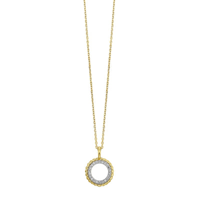 14Kt Yellow Gold Diamond 1/20Ctw Pendant
