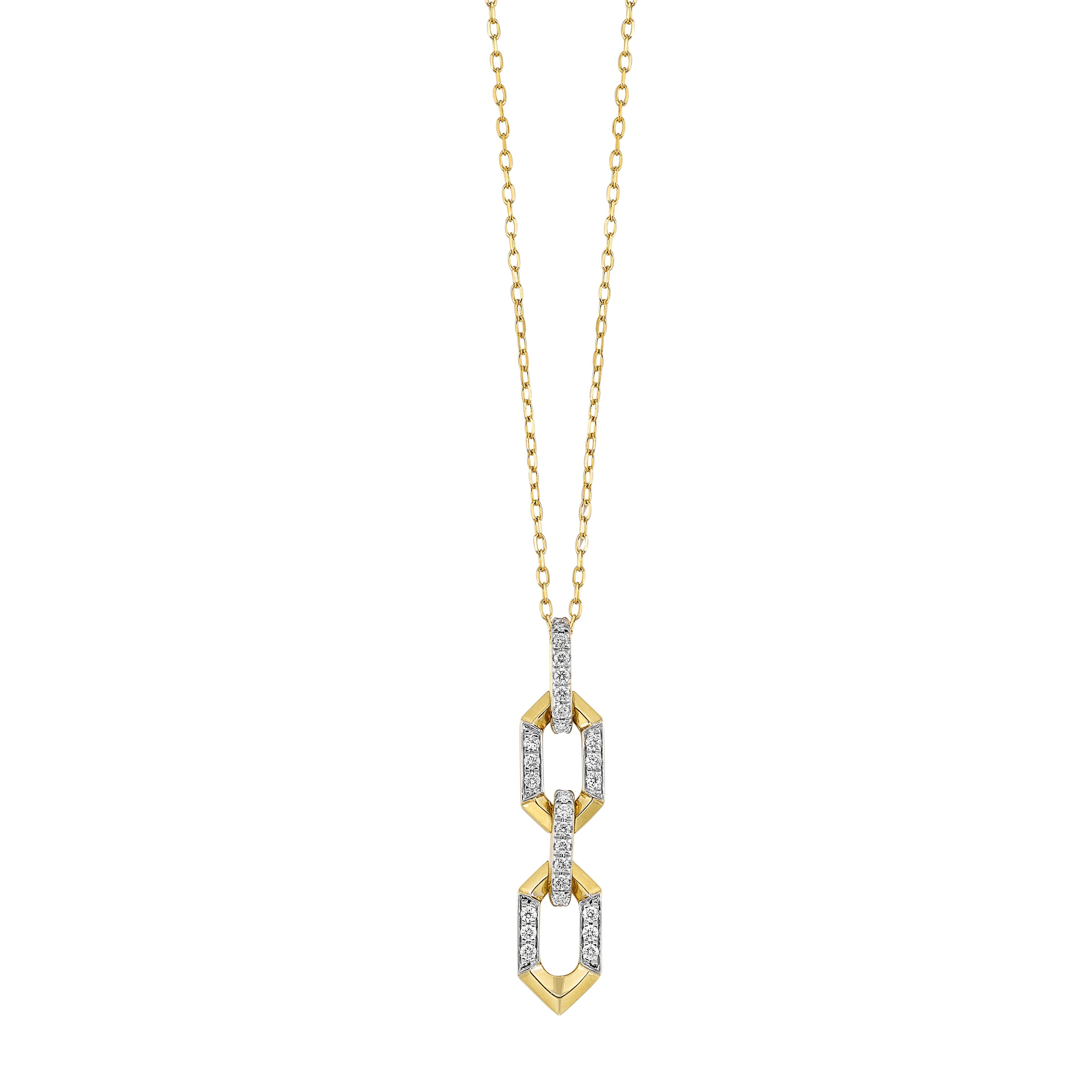14Kt Yellow Gold Diamond 1/5Ctw Pendant