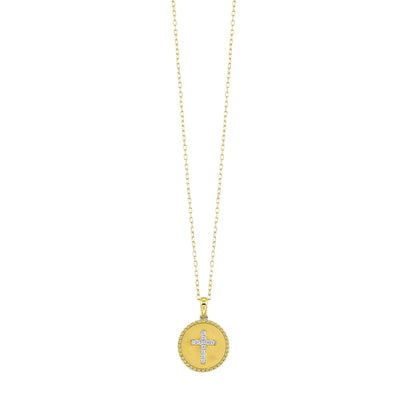 14Kt Yellow Gold Diamond 1/15Ctw Pendant