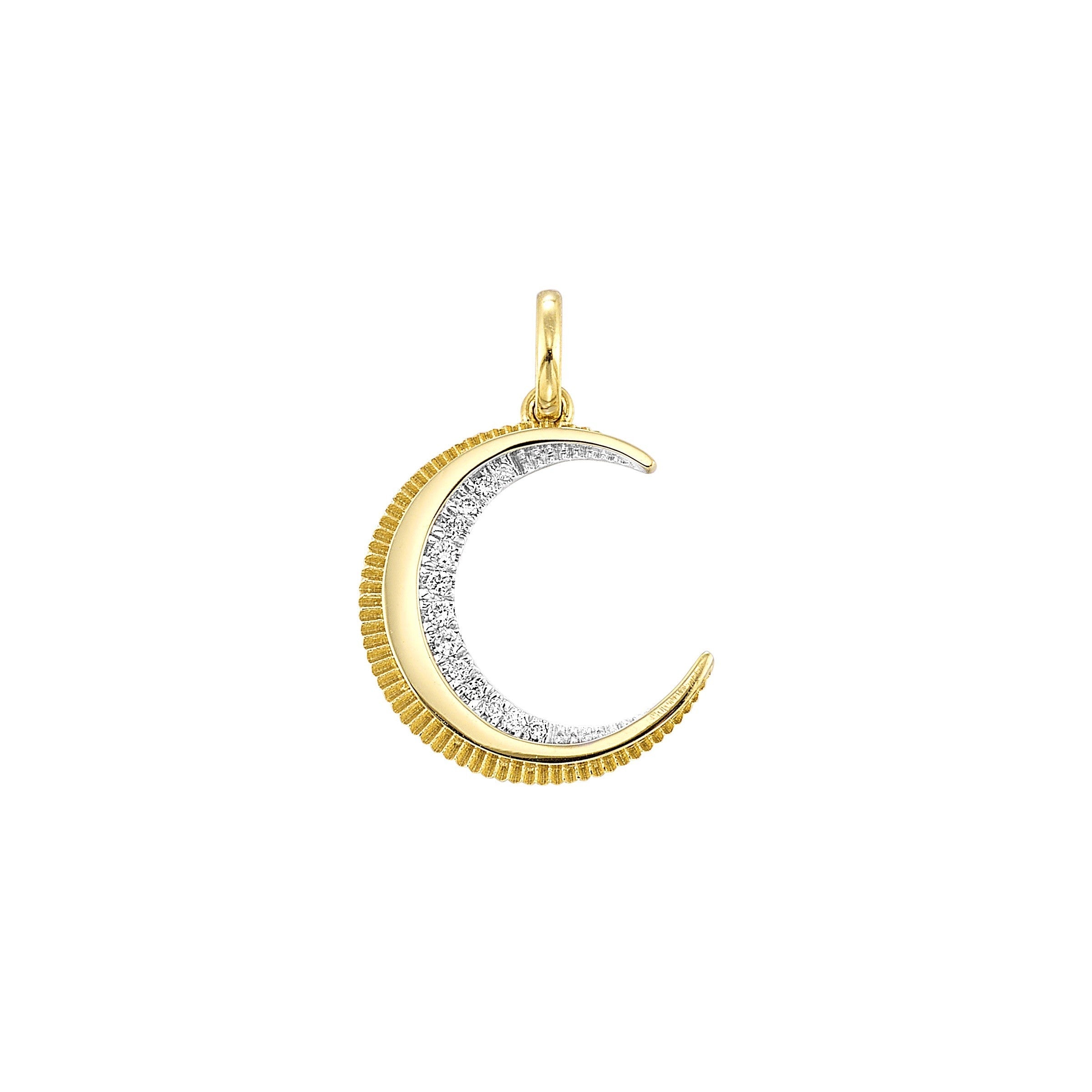 14Kt Yellow Gold Diamond 1/20Ctw Charm