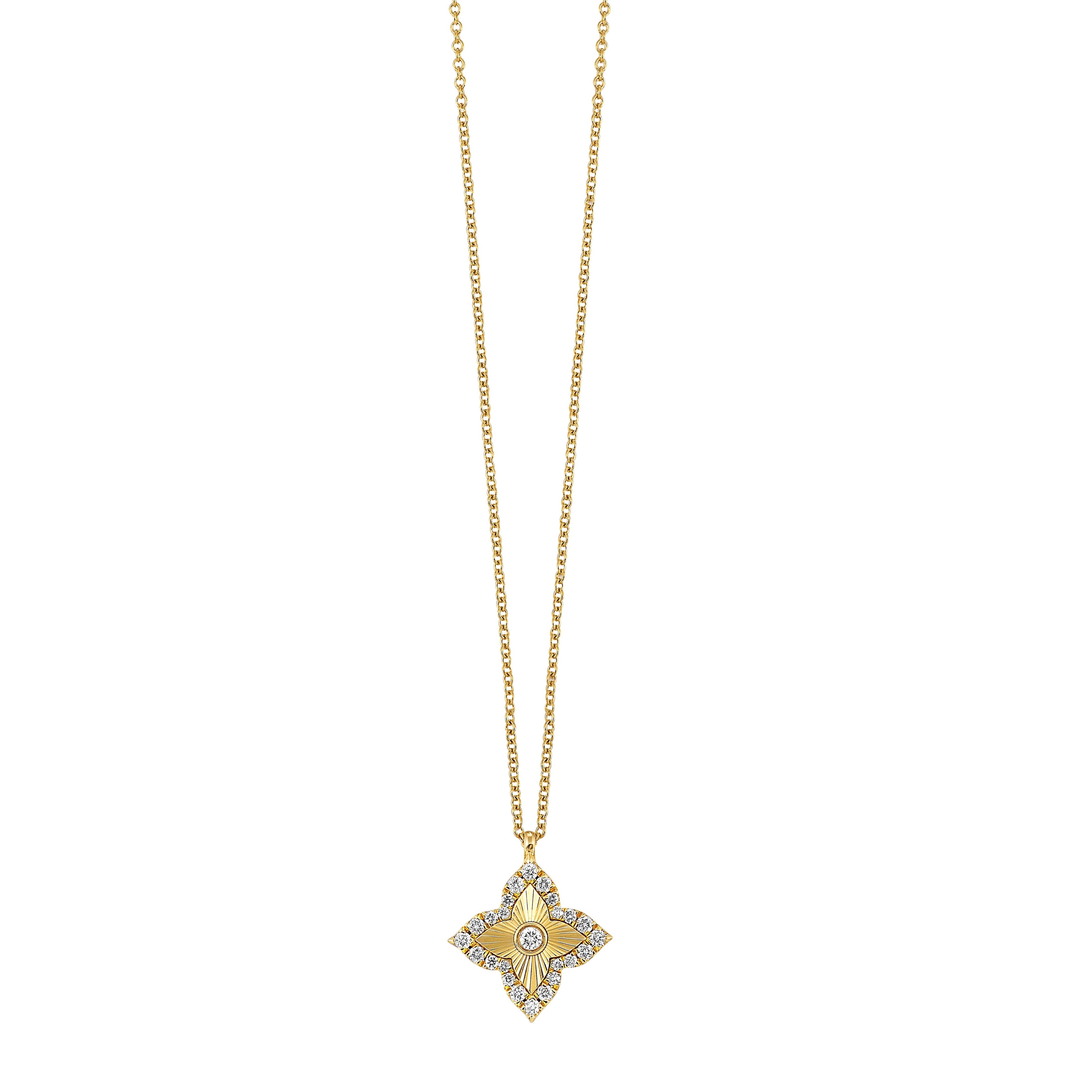 14Kt Yellow Gold Diamond 1/5Ctw Pendant