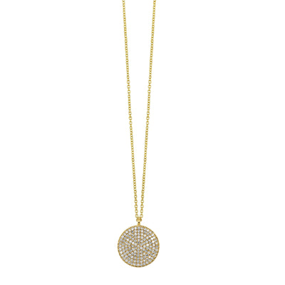14Kt Yellow Gold Diamond 3/8Ctw Pendant