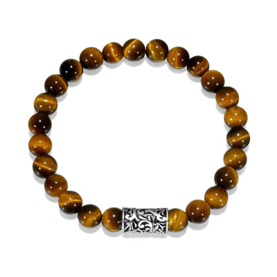 UB0013 - Black Chisel Sterling Silver Bracelet
