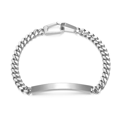 UB0029 - ID Sterling Silver Bracelet