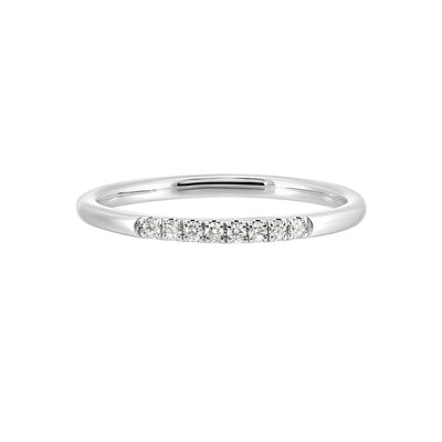 14Kt White Gold Diamond 1/12Ctw Ring