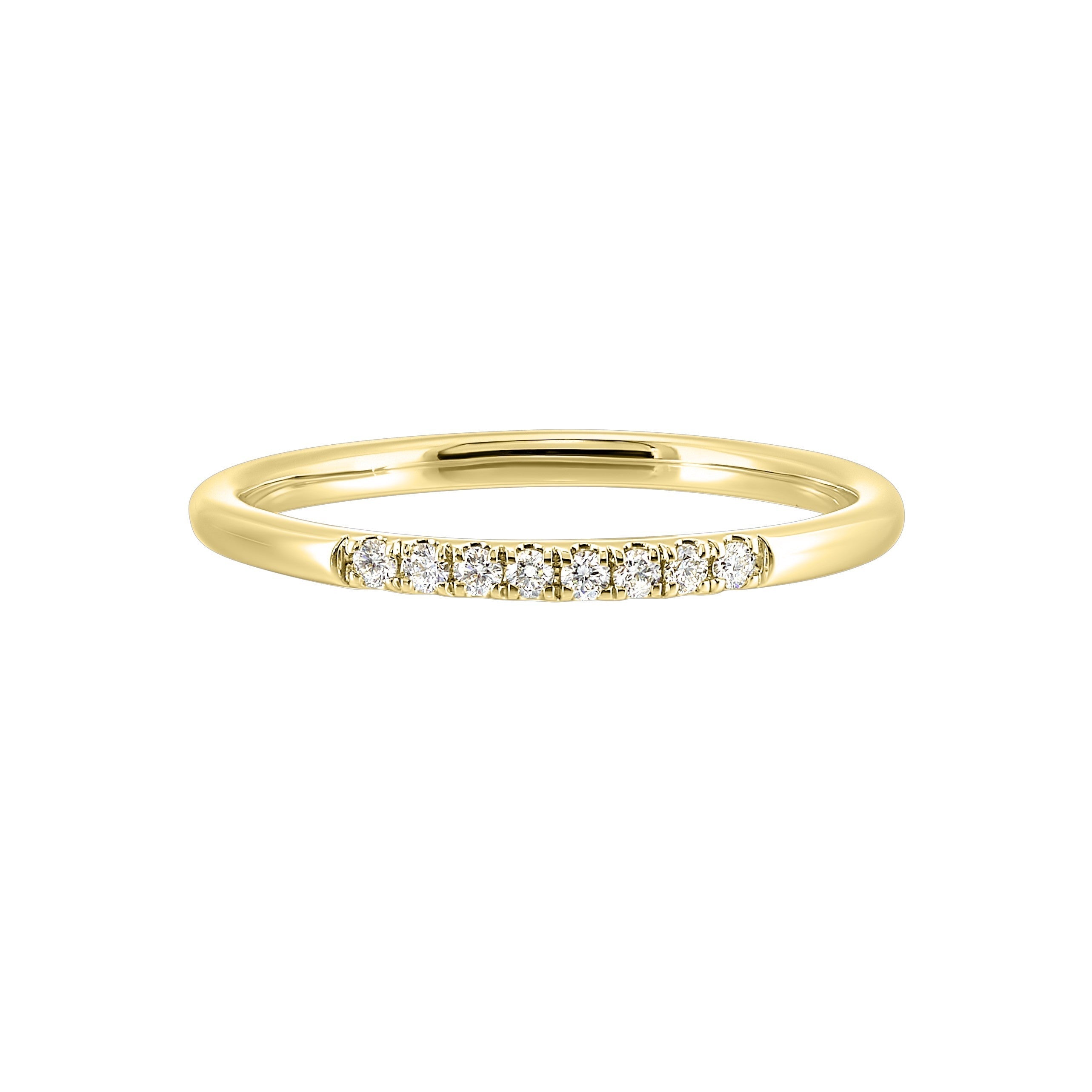 14Kt Yellow Gold Diamond 1/12Ctw Ring