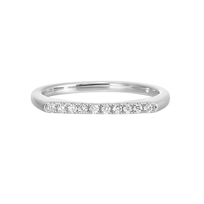 14Kt White Gold Diamond 1/10Ctw Ring