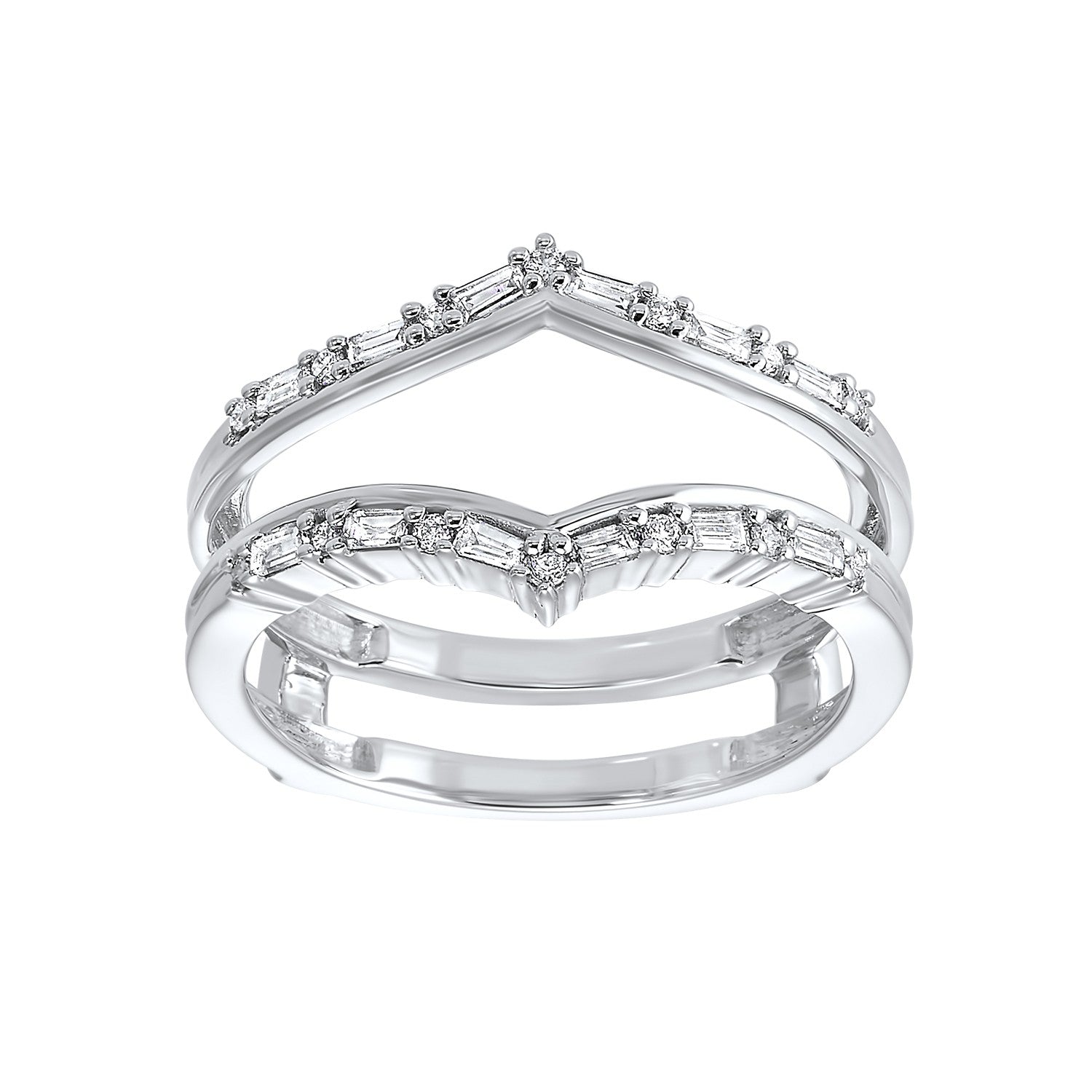 14Kt White Gold Diamond 1/4Ctw Ring