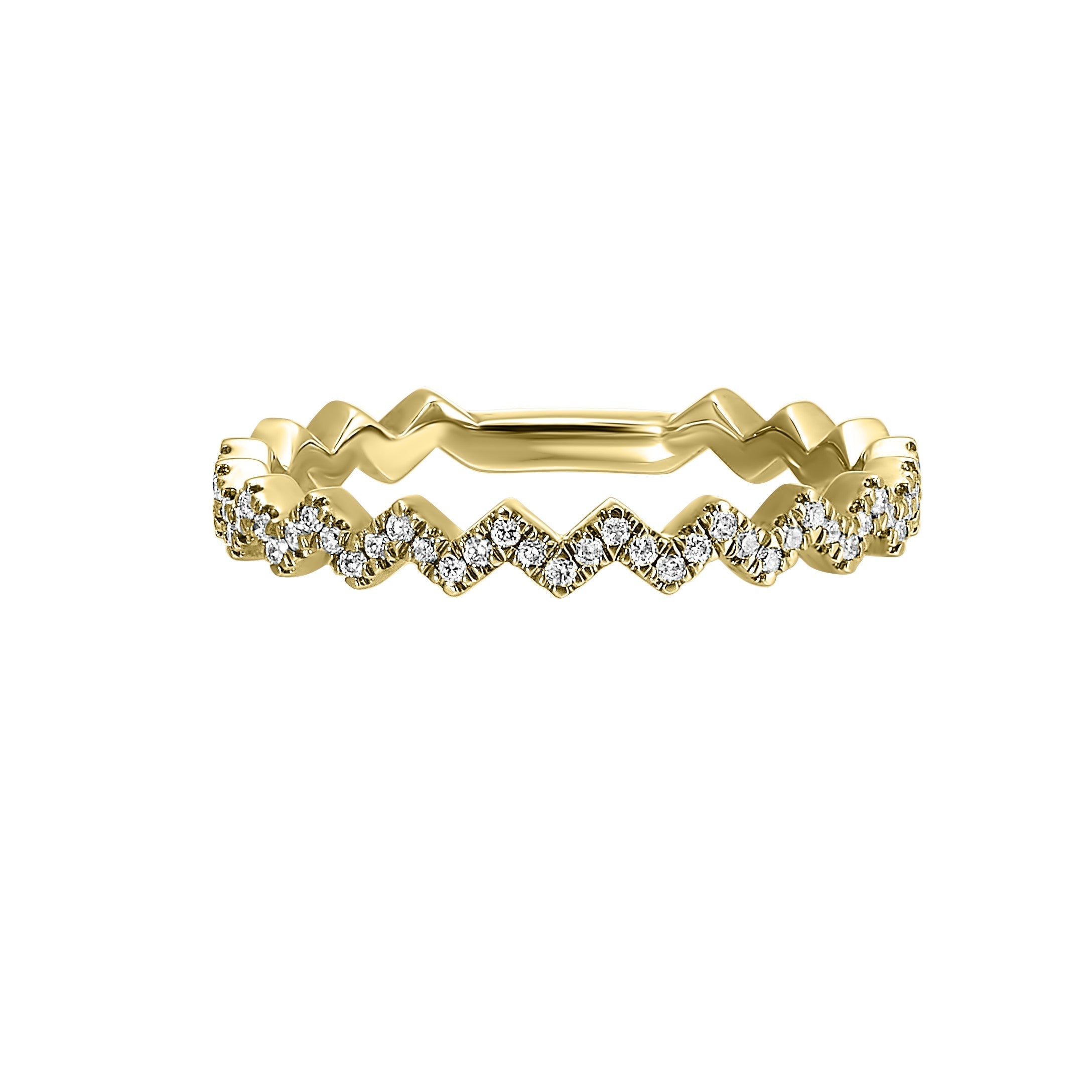 14Kt Yellow Gold Diamond 1/7Ctw Ring