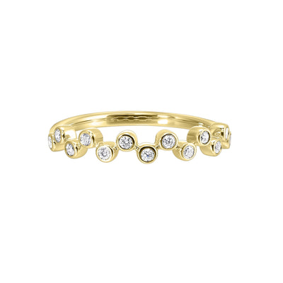 14Kt Yellow Gold Diamond 1/5Ctw Ring