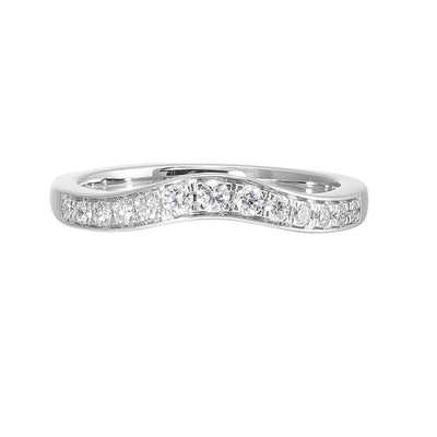 14Kt White Gold Diamond 1/4Ctw Ring