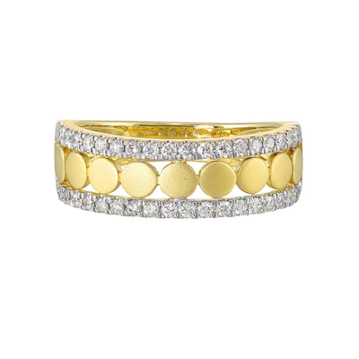 14Kt YEllow Gold Diamond 1/3Ctw Ring