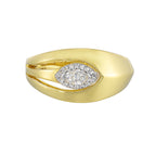 14Kt Yellow Gold Diamond 1/5Ctw Ring