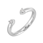 14Kt White Gold Diamond 1/10Ctw Ring