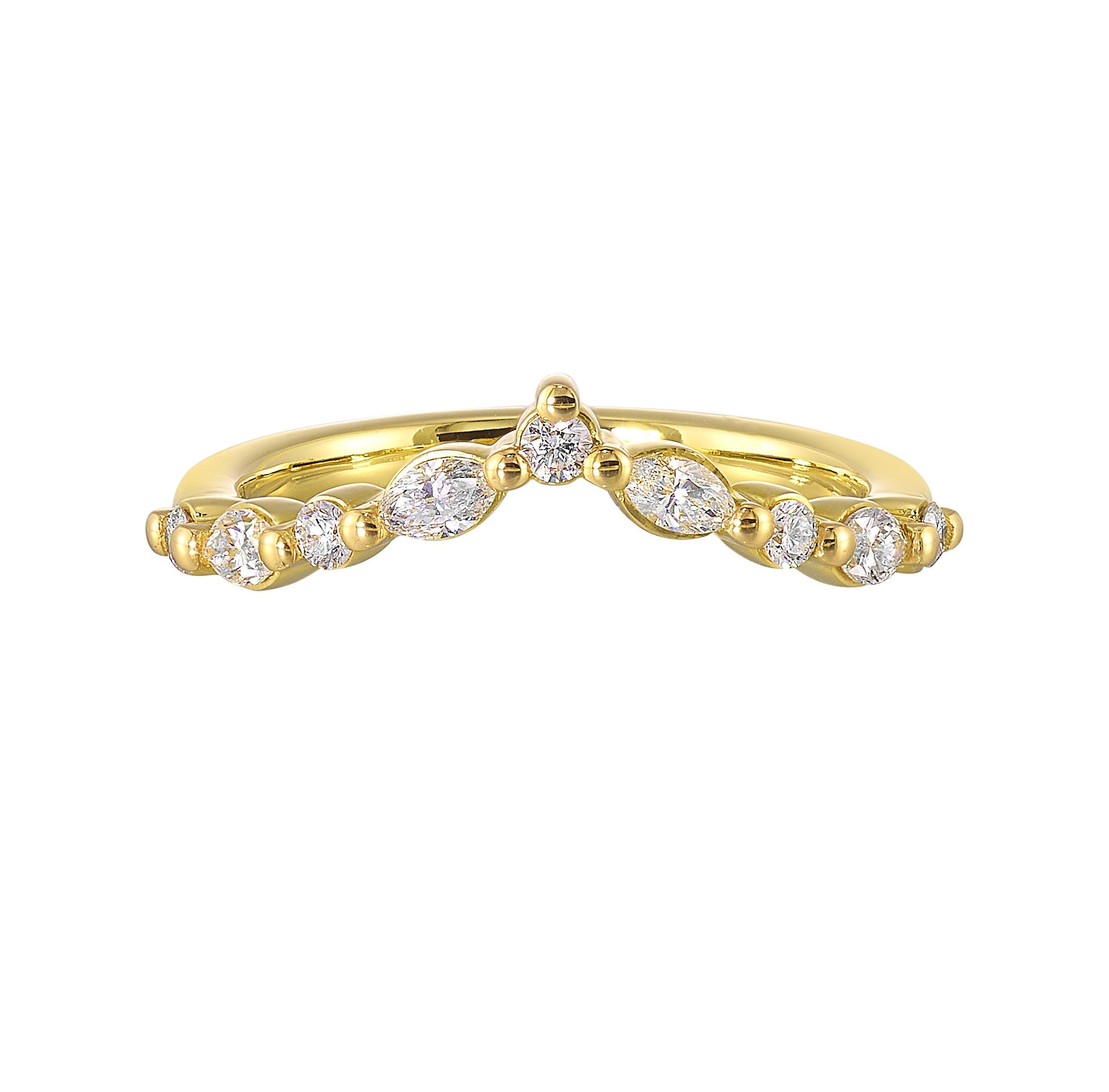 14Kt Yellow Gold Diamond 3/8Ctw Ring