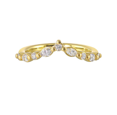 14Kt Yellow Gold Diamond 3/8Ctw Ring