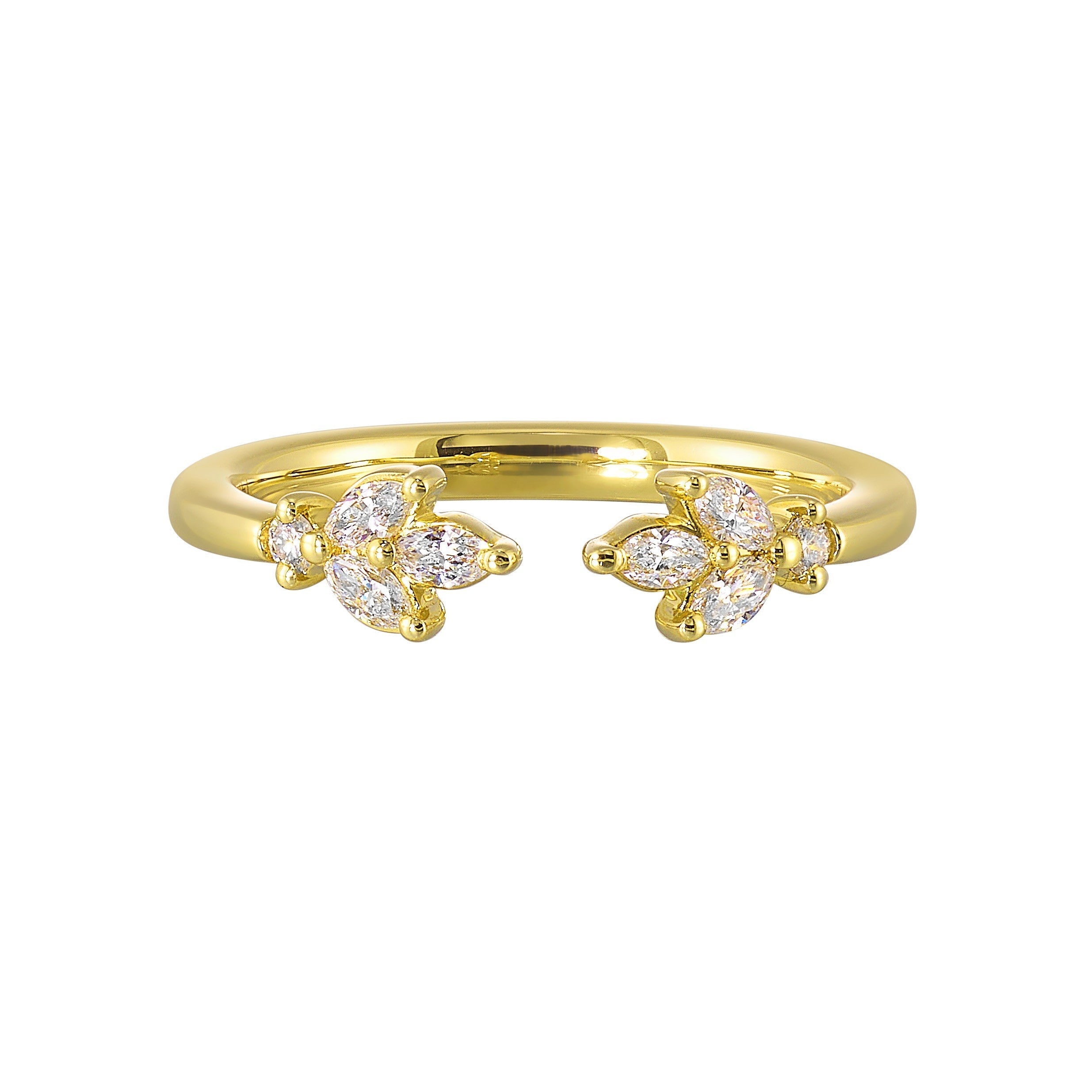 14Kt Yellow Gold Diamond 1/4Ctw Ring