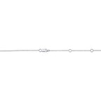 0.28CT 14K W/G 18" DIAMONDS BY THE YARD CHAIN