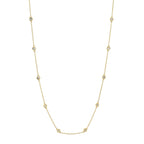 0.28CT 14K Y/G 18" DIAMONDS BY THE YARD CHAIN