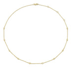 0.28CT 14K Y/G 18" DIAMONDS BY THE YARD CHAIN
