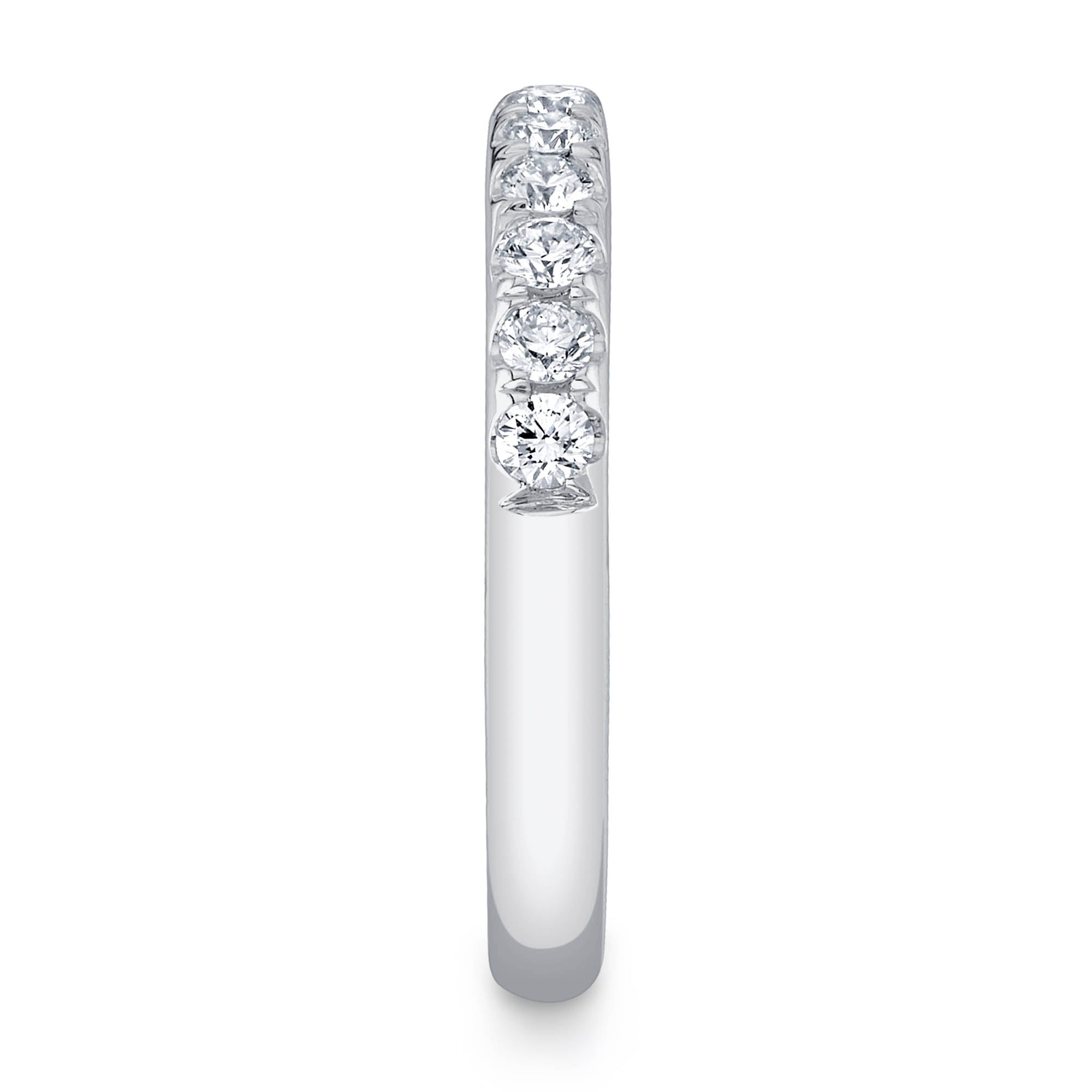 0.55CT 14K W/G DIAMOND LADY'S BAND SZ 6