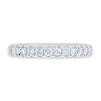 0.55CT 14K W/G DIAMOND LADY'S BAND SZ 6