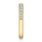 0.55CT 14K Y/G DIAMOND LADY'S BAND