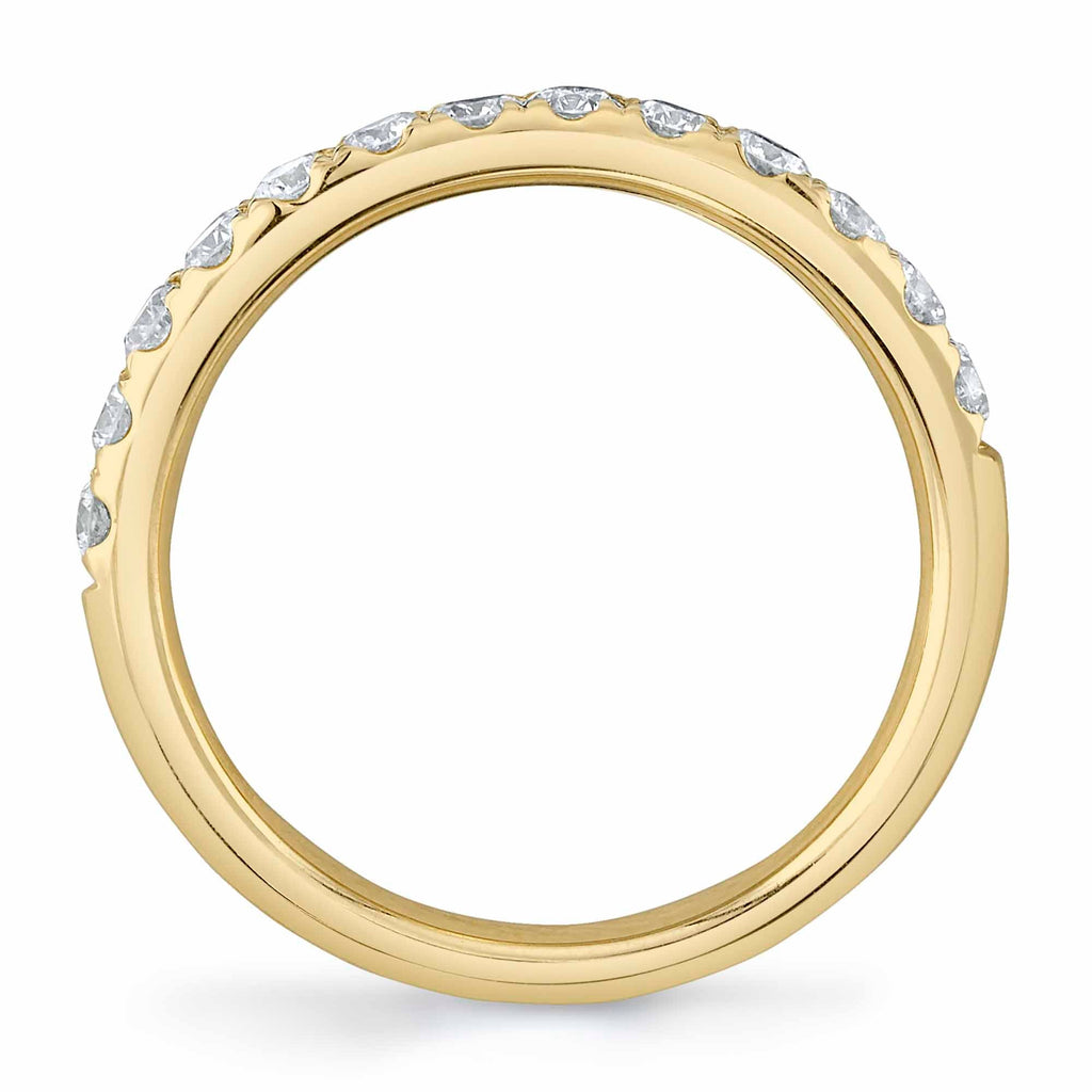 0.55CT 14K Y/G DIAMOND LADY'S BAND