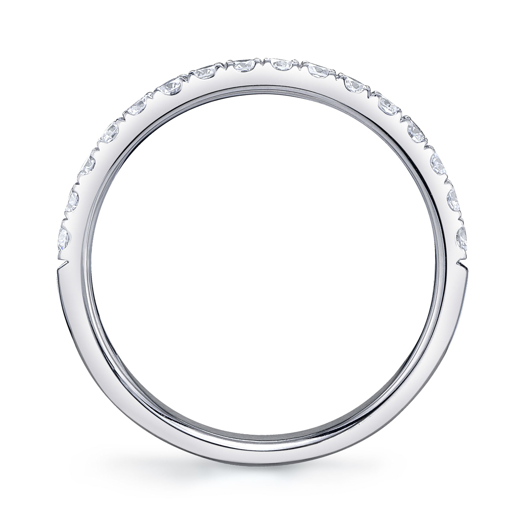 0.40CT 14K W/G DIAMOND LADY'S BAND
