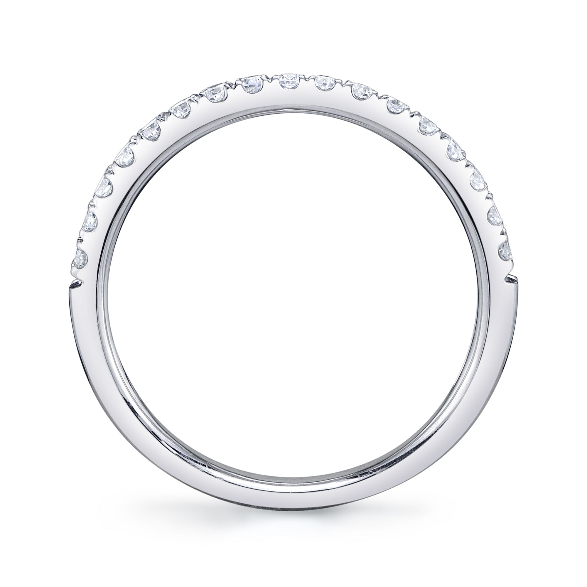 0.25CT 14K W/G DIAMOND LADY'S BAND