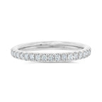 0.37CT 14K W/G DIAMOND ETERNITY LADY'S BAND SZ 4.5
