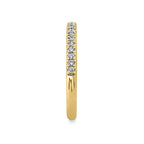 0.18CT 14K Y/G DIAMOND LADY'S BAND