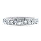 1.84CT 14K W/G DIAMOND ETERNITY BAND SZ 4.5