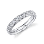 0.90CT 14K W/G DIAMOND LADY'S BAND