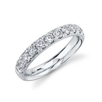 0.90CT 14K W/G DIAMOND LADY'S BAND