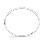 0.88CT 14K W/G DIAMOND BANGLE