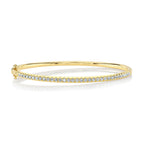 0.88CT 14K Y/G DIAMOND BANGLE
