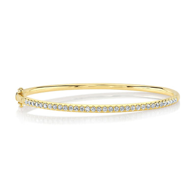 0.88CT 14K Y/G DIAMOND BANGLE