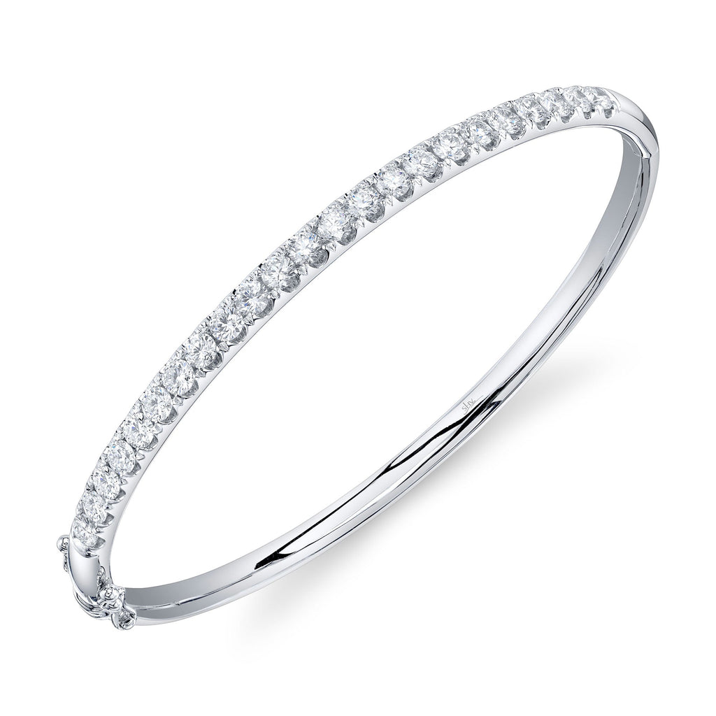 2.00CT 14K W/G DIAMOND BANGLE
