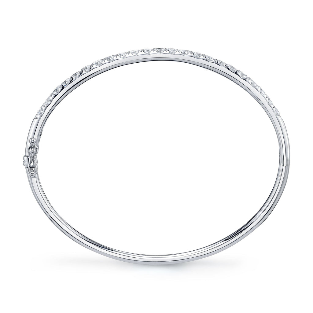 2.00CT 14K W/G DIAMOND BANGLE