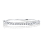 2.00CT 14K W/G DIAMOND BANGLE