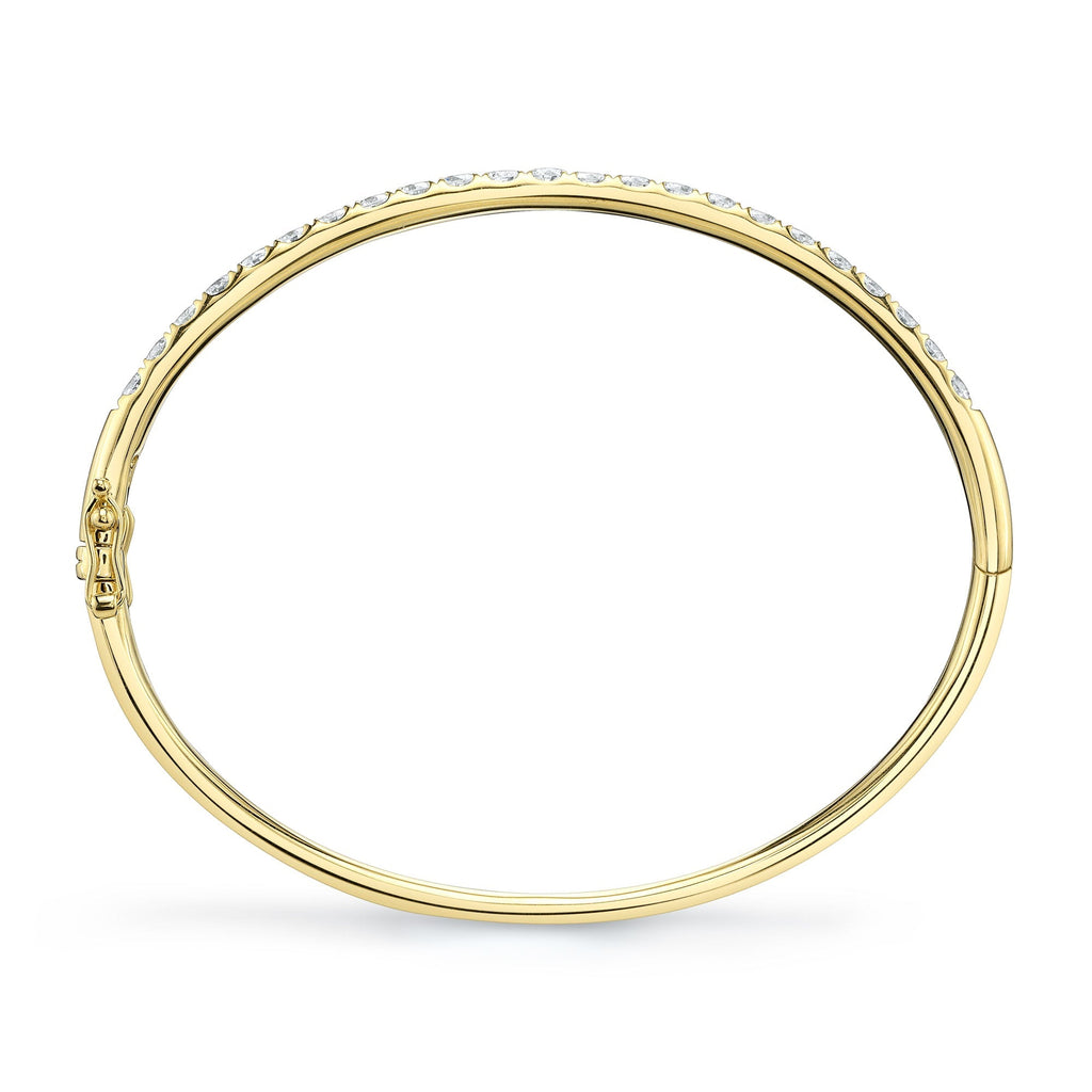 2.00CT 14K Y/G DIAMOND BANGLE